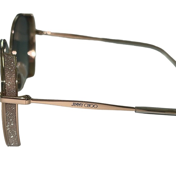 Jimmy Choo FELINE Gold Frame 58mm Sunglasses NWT - Picture 11 of 17